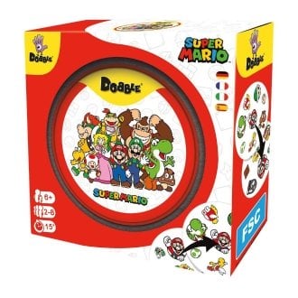 Dobble Super Mario - Juego de Cartas Rápido y Divertido para Niños a Partir de 7 Años