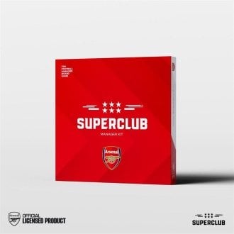 Superclub Arsenal Manager Kit Inglés - Expansión del Juego de Mesa para Fans del Fútbol