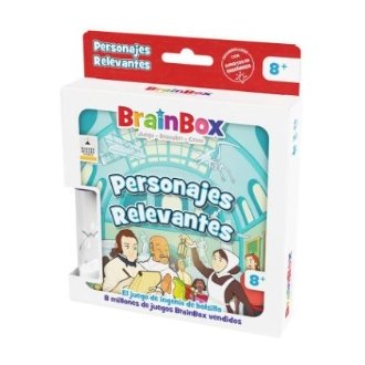 BrainBox Pocket Personajes Relevantes - Juego de Mesa Educativo Interactivo para Niños a Partir de 8 Años