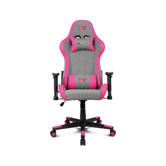 Silla gaming Drift dr90 pro gris - rosa