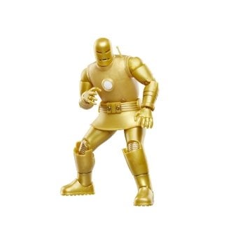 Figura hasbro marvel legends series iron man (model 01-gold)