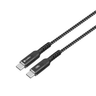 Cable Coolbox USB tipo C macho/macho 60w 1.2m negro