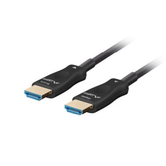 Cable Lanberg HDMI macho/macho V2.1 óptico activo 8K 60HZ 30M negro