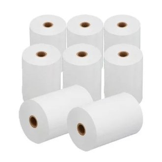 Pack De 8 Rollos De Papel Termico De 80x60mm Libre De Bisfenol A
