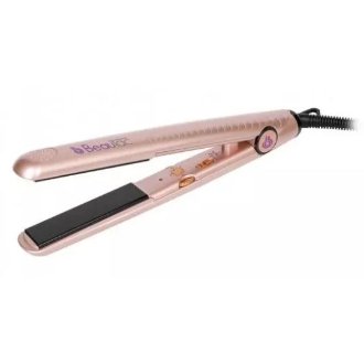 Plancha de pelo Beautac Bt5100 Gold placa cerámica/turmalina tecnología de iones
