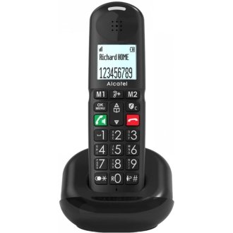 Teléfono fijo inalámbrico Alcatel dec xl685 negro