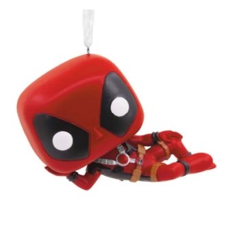 Adorno de navidad funko marvel deadpool figura de resina