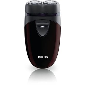 Afeitadora Philips Pq206/18 2 Cabezales Se Adapta A Las Curvas De La Cara Inalambrica 2 Pilas AA