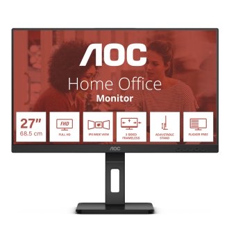 Monitor AOC 27e3qaf 27" IPS DP HDMI VGA pivotante negro