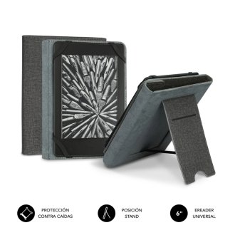 Funda Tablet Subblim Clever Ebook Stand Case 6" Grey
