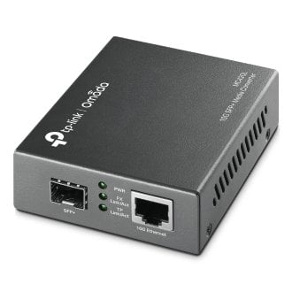 Convertidor Fibra Tp-link Mc220l Omada Rj45 10gb A Ranura Sfp+ Giga Minigbic Montaje En Chasis