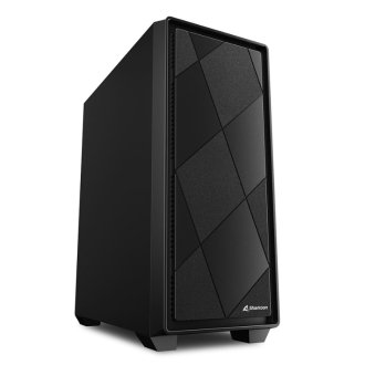Caja Sharkoon atx midi vs8 negra
