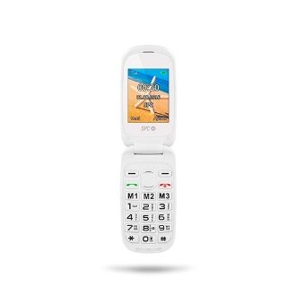 Seniorphone SPC Harmony Concha Pantalla Blanco