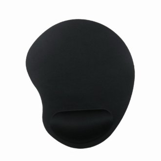 Alfombrilla Gembird para ratón con soporte suave para la muñeca negro