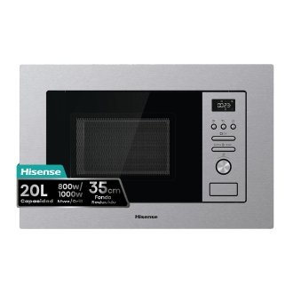 Microondas Hisense BIM320G41X 20L inox grill integrable
