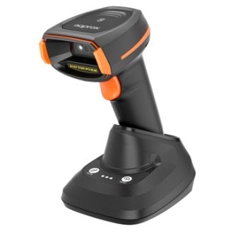 Lector de códigos de barras inalámbrico bluetooth y RF Aprox APPLS24WSBS 1D/2D USB Base De Carga