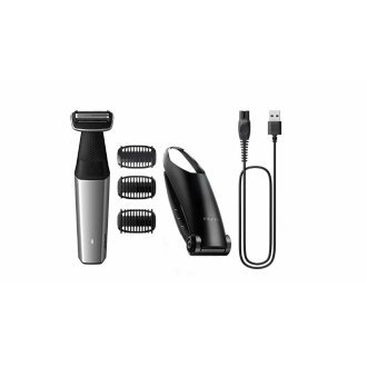 Afeitadora corporal Philips bodygroom 5000 3 peines guia - 2 - 5mm
