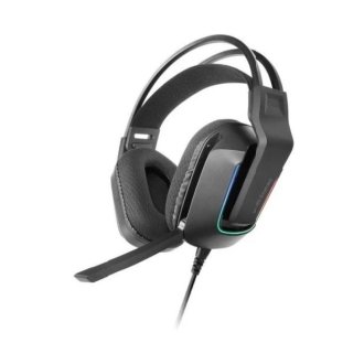 Auriculares Mars Gaming Mhstrike Frgb Jack 3.5mm Alimentacion USB Control Volumen negro
