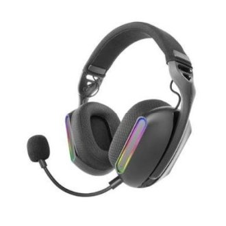 Auriculares bluetooth Mars Gaming Mhwpro 7.1 Tecnologia 3d Bt 2.4ghz Jack 3.5mm Argb Bat 40h Negro