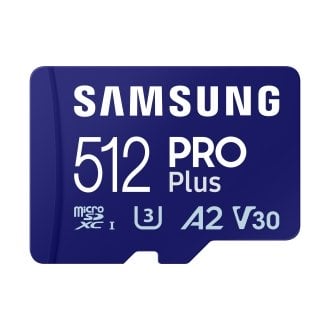 Memoria microSD Samsung Pro Plus 512GB V30 + adaptador