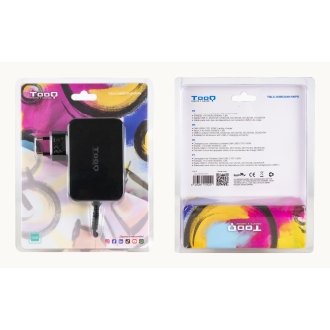 Cargador TooQ TQLC-USBCGAN100PD USB tipo C PD 100W con sistema GaN negro