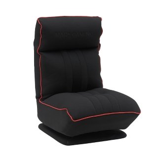 Sofá gaming Mars Gaming MGCTHRONEBR espuma alta densidad rotación 360 ajustable negro / rojo