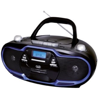 Radio cassette Trevi CMP 574 USB portátil radio grabadora CD player + USB blue