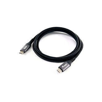 Cable Equip USB tipo C 4 Gen2x2 macho/macho transferencia 40G 240W 1m negro