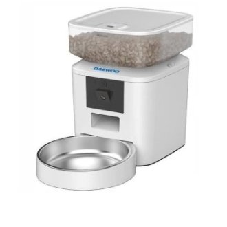 Alimentador De Mascotas Automatico Daewoo D-qq039-2l Cámara FHD batería Capacidad 2l Wifi APP Tuya