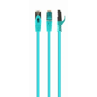 Cable de red Gembird S/FTP Cat6A LSZH 0.25m verde