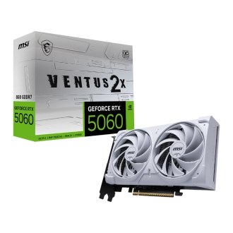 Tarjeta gráfica MSI RTX 5060 Ventus 2X OC 8GB GDDR7 white