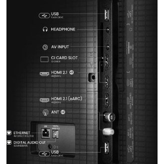 TV Hisense 55" 55A7Q UHD QLED Smart TV HDR10+