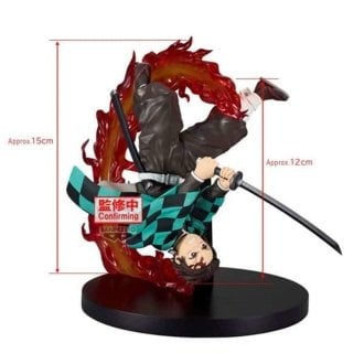 Figura banpresto demon slayer kimetsu no yaiba vibration stars plus tanjiro kamado 12cm