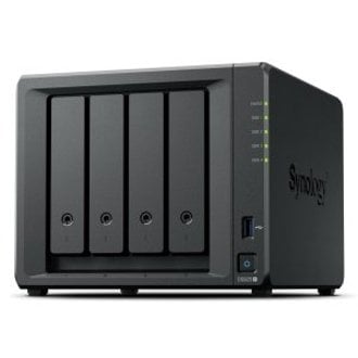 Servidor nas synology disk station ds925+ 4gb 4 bahias gigabit ethernet