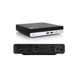 Ordenador reacondicionado mini hp prodesk 400 g4 - i5 - 8th - 16gb - 512gb nvme - win 11 pro - wifi+antena