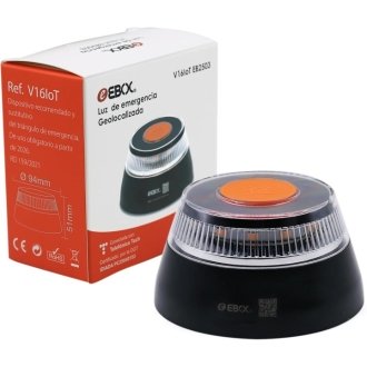 Luz de emergencia V16 Geolocalizada Homologada DGT Datos Hasta 12/2038