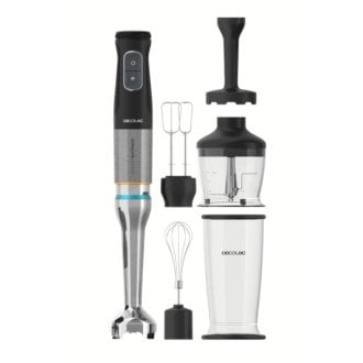 Cecotec 03978 licuadora Batidora de inmersión 1500 W Negro, Acero inoxidable