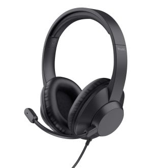 HEADSET TRUST AYDA MAX COLOR NEGRO JACK 3.5mm CABLE 1,8m