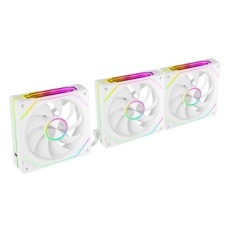 KIT 3xVENTILADOR INTERNO ARG MARS GAMING MF-LINKFINITY KIT BLANCO MODULARES PWM 120mm