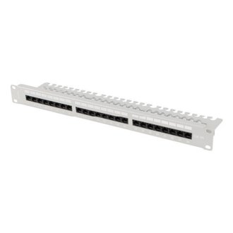Lanberg PPUA-1124-S panel de parcheo 1U