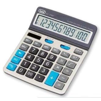 Trevi EC 3780 calculadora Escritorio Calculadora básica Gris