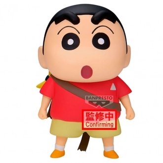 Figura banpresto crayon shinchan the movie super hot! the spicy kasukabe dancers kasukabe boueitai vol.1 ver.b 11cm