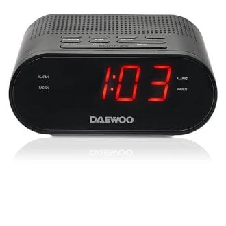 RELOJ DESPERTADOR DAEWOO DW1218 NEGRO