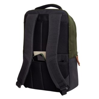 MOCHILA TRUST LISBOA COLOR VERDE PARA PORTATILES HASTA 16" 3 COMPARTIMIENTOS 23L