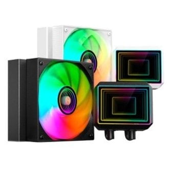 SISTEMA DE REFRIGERACION LIQUIDA MARS GAMING ML-TWO120 1x120mm ARG 300W TDP COLOR NEGRO