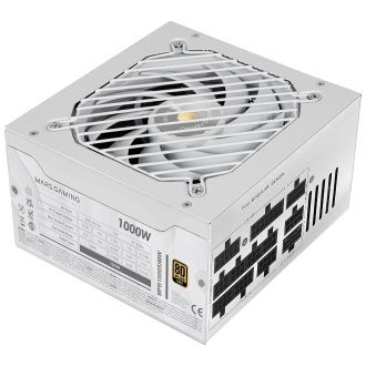 FUENTE DE ALIMENTACIÃN MODULAR MARS GAMING 1000W ATX 3.1 80+ GOLD 140mm SILENT NEGRO 12V 2x6 CABLE N