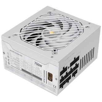FUENTE DE ALIMENTACIÃN MODULAR MARS GAMING 750W ATX 80+ BRONZE 140mm SILENT BLANCO