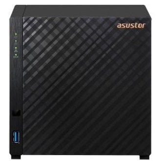 SERVIDOR NAS ASUSTOR DRIVESTOR 2 GEN2 AS1204T 4 BAHIAS Quard-Core 1.7GHz 2.5GbE  1GB DDR4 3xUSB 3,0