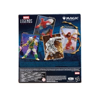 Figura hasbro marvel legends series magic the gathering man - wolf