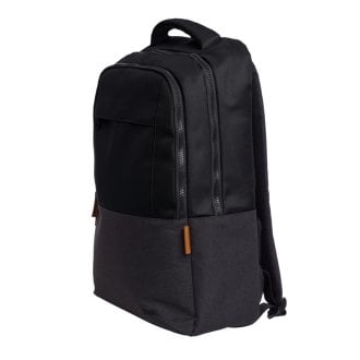 MOCHILA TRUST LISBOA COLOR NEGRO PARA PORTATILES HASTA 16" 3 COMPARTIMIENTOS 23L